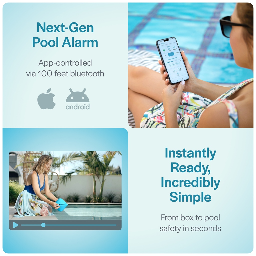 BCone SOLO Pool Alarm Lifebuoy